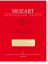 Mozart Concerto in G major for Violin and Orchestra No. 3, KV 216 Piano Reduction Mozart Concerto in G major for Violin and Orchestra No. 3, KV 216 Piano Reduction