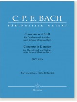 C. P. E. Bach Concerto in D minor for Harpsichord and Strings after Johann Sebastian Bach BWV 1052a Piano Reduction C. P. E. Bach Concerto in D minor for Harpsichord and Strings after Johann Sebastian Bach BWV 1052a Piano Reduction