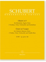Schubert Octet in F major for Clarinet, Bassoon, Horn, 2 Violins, Viola, Violoncello, and Double Bass D 803 - op. post.166 Schubert Octet in F major for Clarinet, Bassoon, Horn, 2 Violins, Viola, Violoncello, and Double Bass D 803 - op. post.166