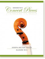Joseph-Hector Fiocco Allegro in G for Violin and Piano Joseph-Hector Fiocco Allegro in G for Violin and Piano