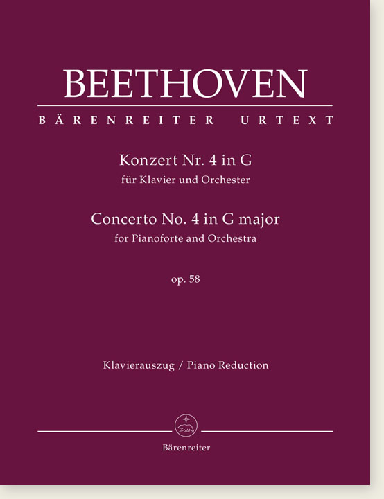 Beethoven Konzert Nr. 4 in G für Klavier und Orchester, Op. 58 Beethoven Konzert Nr. 4 in G für Klavier und Orchester, Op. 58