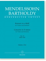 Mendelssohn Bartholdy Concerto in E minor for Violin and Orchestra Op. 64 (1844/1845) Piano Reduction Mendelssohn Bartholdy Concerto in E minor for Violin and Orchestra Op. 64 (1844/1845) Piano Reduction