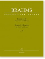 Brahms Sonata In G major for Violin and Piano Op. 78 Brahms Sonata In G major for Violin and Piano Op. 78
