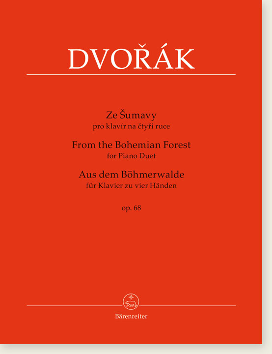 Dvořák From The Bohemian Forest for Piano Duet Op. 68