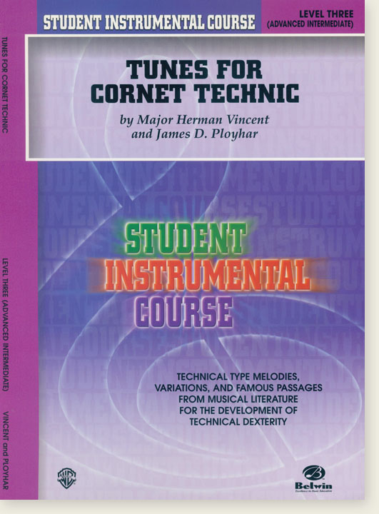 Student Instrumental Course【Tunes for Cornet Technic】Level Three