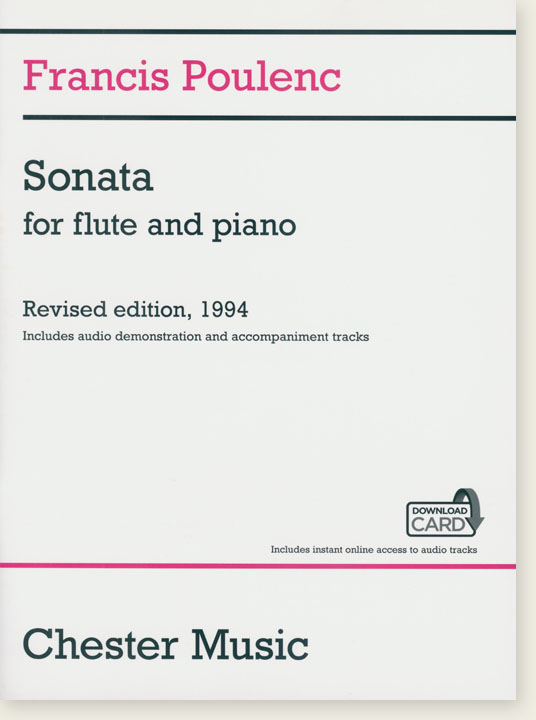 Francis Poulenc Sonata for Flute and Piano [Audio Edition]