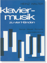 Heinz Walter Klaviermusik zu vier Händen Heinz Walter Klaviermusik zu vier Händen