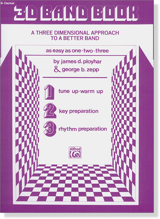 3D Band Book for B♭ Clarinet