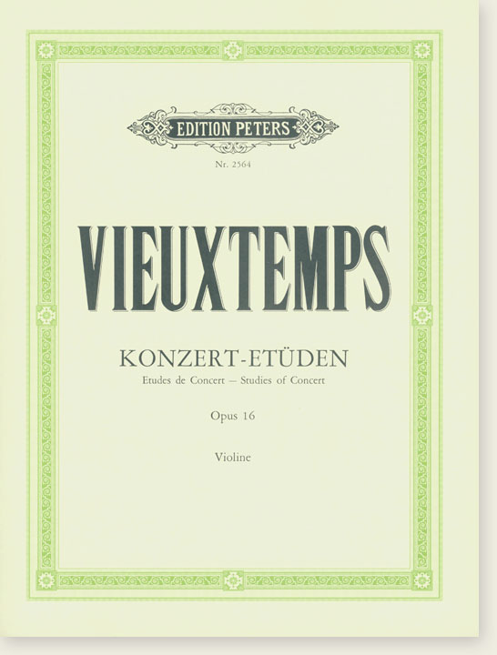 Vieuxtemps Konzert-Etuden Opus 16 Violine