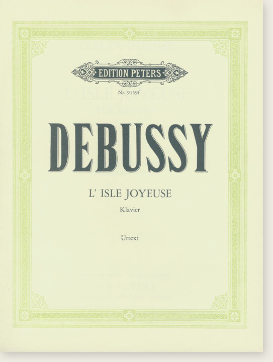 Debussy L'isle Joyeuse Klavier (Urtext)