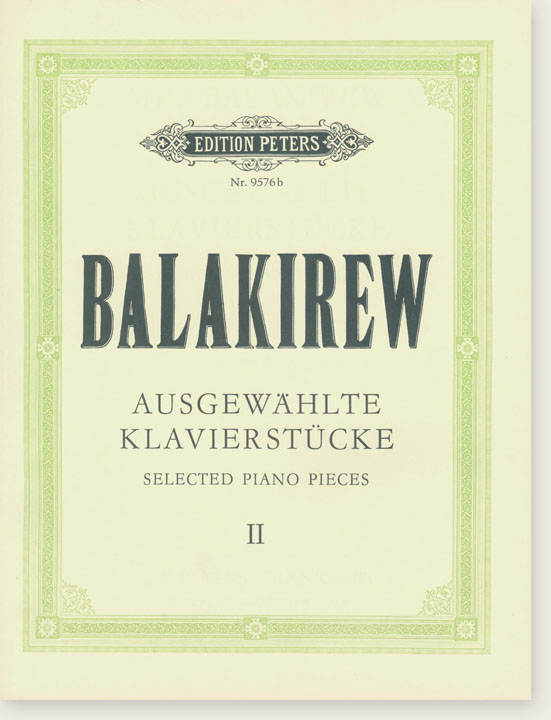 Balakirew Selected Piano Pieces Ⅱ
