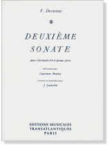 F. Devienne: Deuxième Sonate pour Clarinette si b et Piano-forte F. Devienne: Deuxième Sonate pour Clarinette si b et Piano-forte