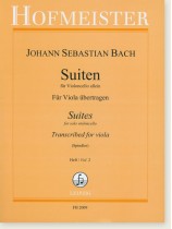 Johann Sebastian Bach Suites for Solo Violoncello Transcribed for Viola (Spindler) Vol. 2 Johann Sebastian Bach Suites for Solo Violoncello Transcribed for Viola (Spindler) Vol. 2