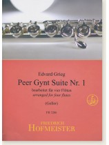 Edvard Grieg Peer Gynt Suite Nr. 1 arranged for Four Flutes (Geller) Edvard Grieg Peer Gynt Suite Nr. 1 arranged for Four Flutes (Geller)