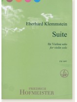 Eberhard Klemmstein Suite for Violin Solo Eberhard Klemmstein Suite for Violin Solo