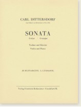 Carl Dittersdorf Sonata G-major Violin and Piano Carl Dittersdorf Sonata G-major Violin and Piano