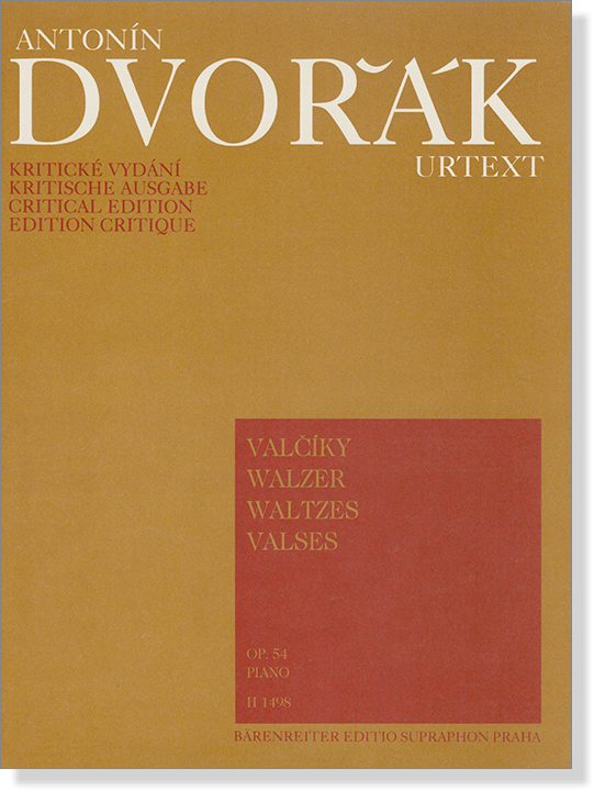 Antonín Dvorák 【Valčíky Op. 54】for Piano