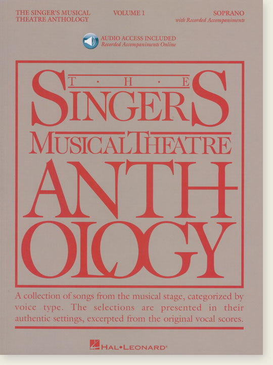 The Singer's Musical Theatre Anthology , Volume 1, Book／Audio, Soprano