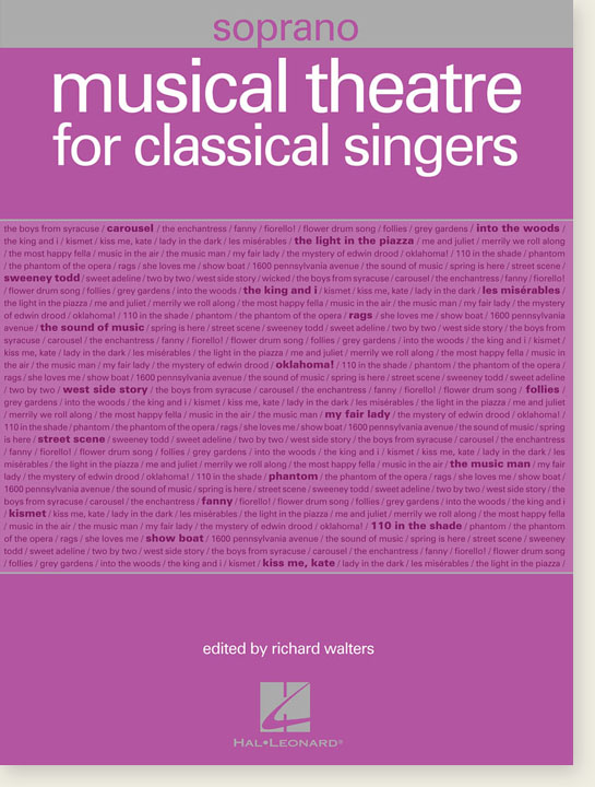 Musical Theatre for Classical Singers Soprano