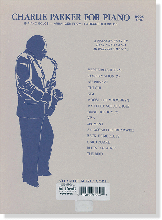 Charlie Parker for Piano Book One