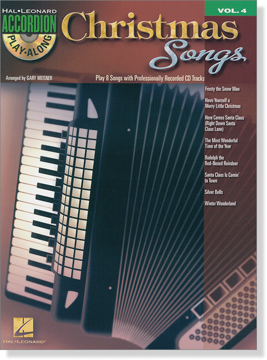 Christmas Songs Hal Leonard Accordion Play-Along Volume 4