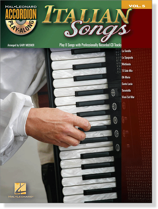 Italian Songs Hal Leonard Accordion Play-Along Volume 5