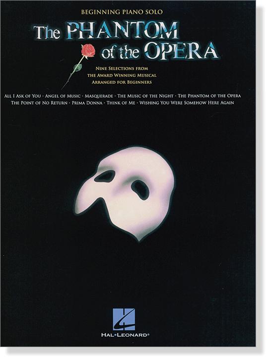 【The Phantom of the Opera】for Beginning Piano Solo