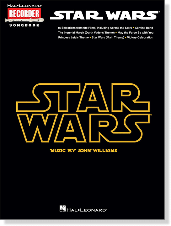 Star Wars Hal Leonard Recorder Songbook