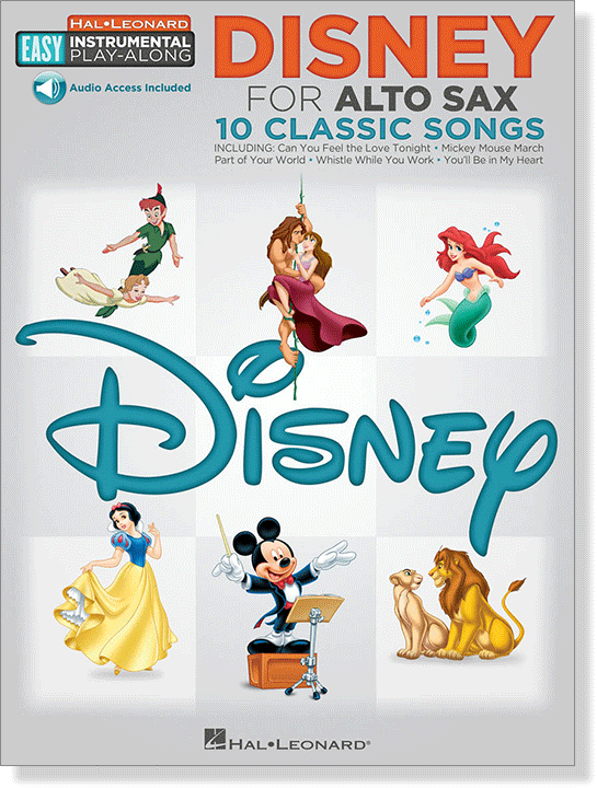 Disney for Alto Sax Hal Leonard Easy Instrumental Play-Along