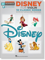 Disney for Violin Hal Leonard Easy Instrumental Play-Along