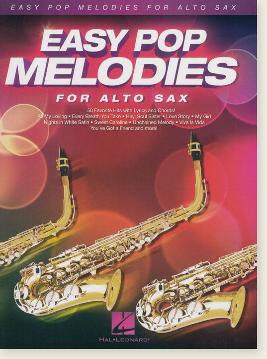 Easy Pop Melodies for Alto Sax