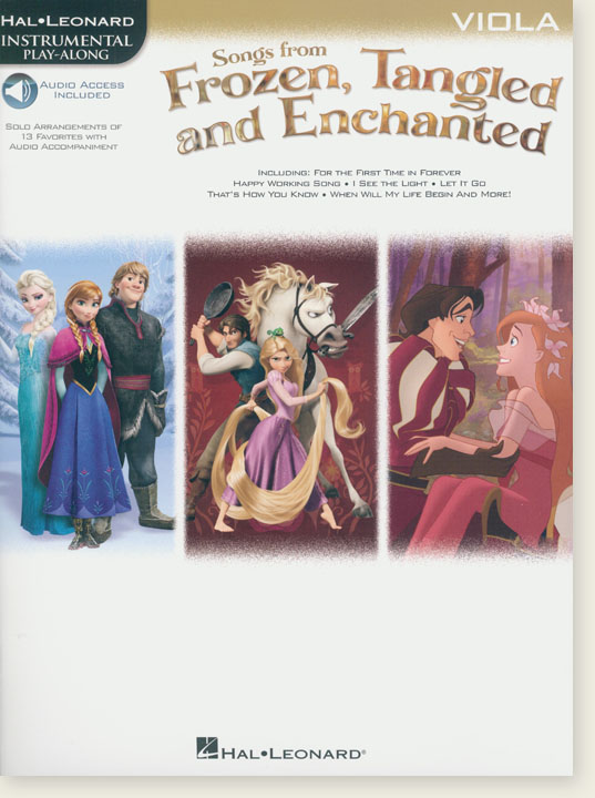 Songs from Frozen, Tangled and Enchanted, Viola, Hal Leonard Instrumental Play-Along 
