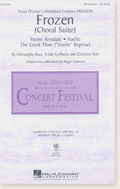 Frozen (Choral Suite) SATB Divisi Frozen (Choral Suite) SATB Divisi