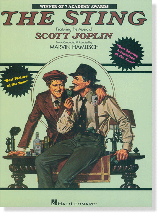 The Sting Featuring the Music of Scott Joplin for Piano Solo