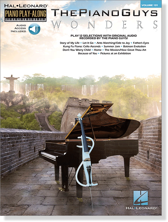 【The Piano Guys Wonders】Hal Leonard Piano Play-Along ,Volume 131
