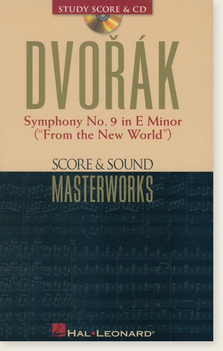 Dvořák Symphony No. 9 in E Minor ("From the New World") Op.95 Study Score & CD