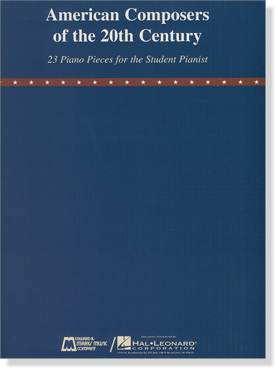 American Composers of the 20th Century 23 Piano Pieces for the Student Pianist