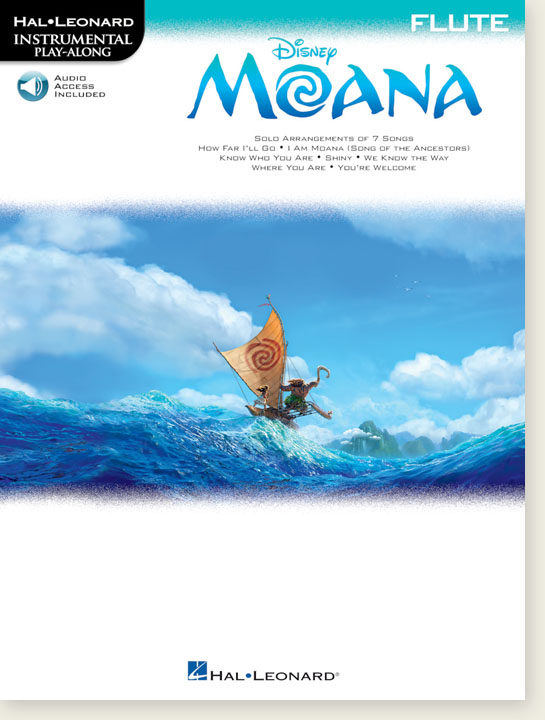 Disney Moana Flute Hal Leonard Instrumental Play-Along