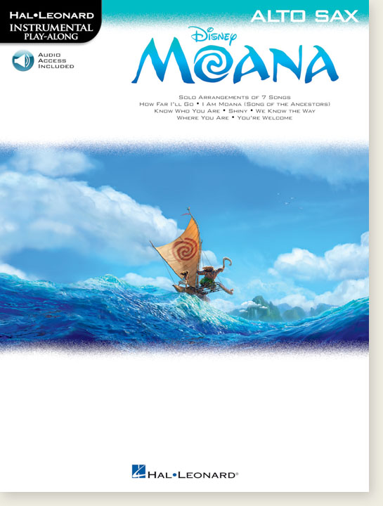 Disney Moana Alto Sax Hal Leonard Instrumental Play-Along