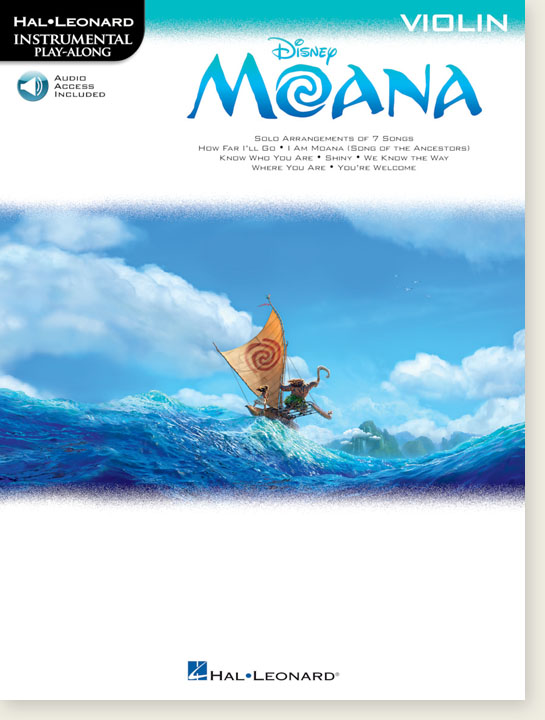 Disney Moana Violin Hal Leonard Instrumental Play-Along