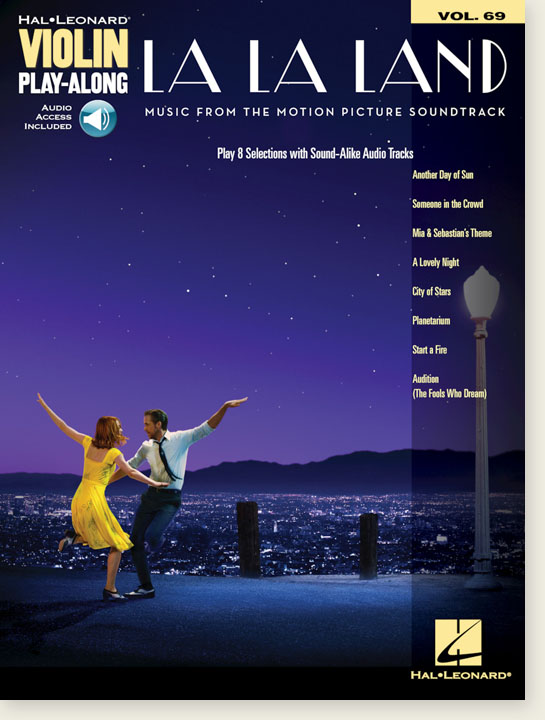 La La Land Hal Leonard Violin Play-Along Volume 69