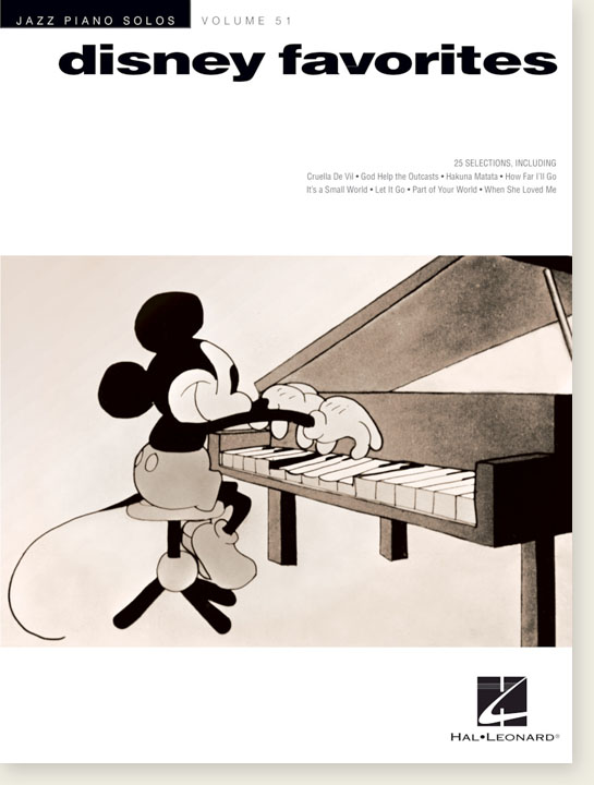 Disney Favorites Jazz Piano Solo Volume 51