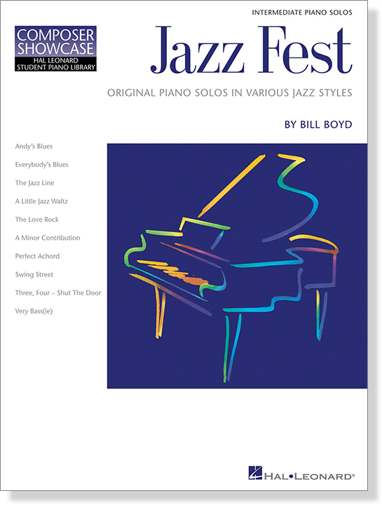Jazz Fest Intermediate Piano Solo by Bill Boyd