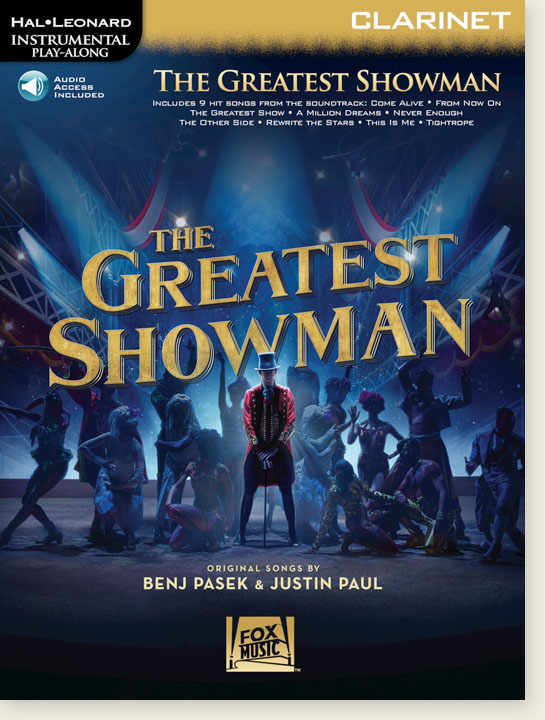 The Greatest Showman Clarinet Hal Leonard Instrumental Play-Along