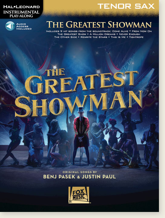 The Greatest Showman Tenor Sax Hal Leonard Instrumental Play-Along