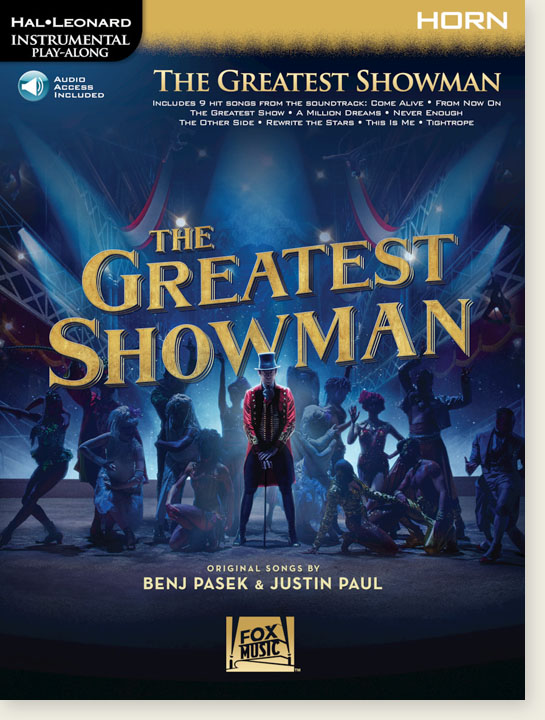 The Greatest Showman Horn Hal Leonard Instrumental Play-Along