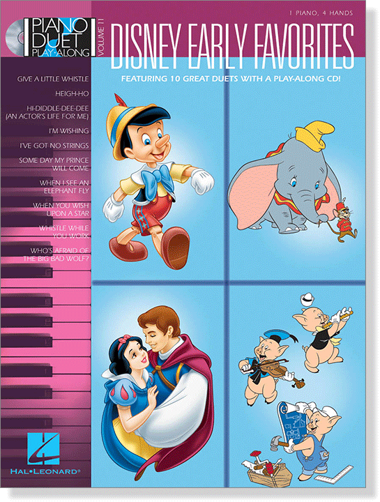Disney Early Favorites Piano Duet Play-Along Volume 11
