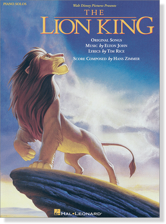 The Lion King 【Walt Disney Pictures Presents】 for Piano Solos