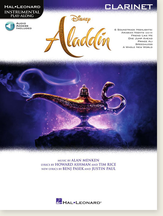 Aladdin Clarinet Hal Leonard Instrumental Play-Along