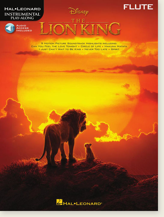 The Lion King Flute Hal Leonard Instrumental Play-Along